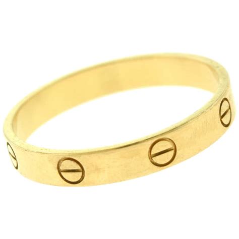 thin cartier ring|cartier love interlocking ring.